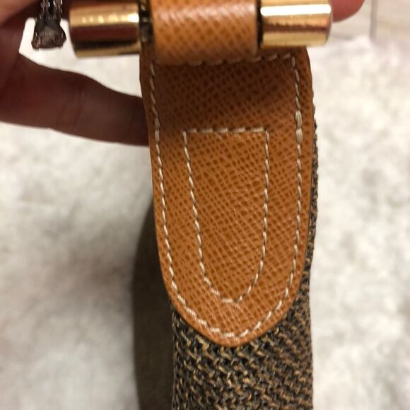 Eric Javits Ny woven tan brown handbag. - Picture 4 of 8